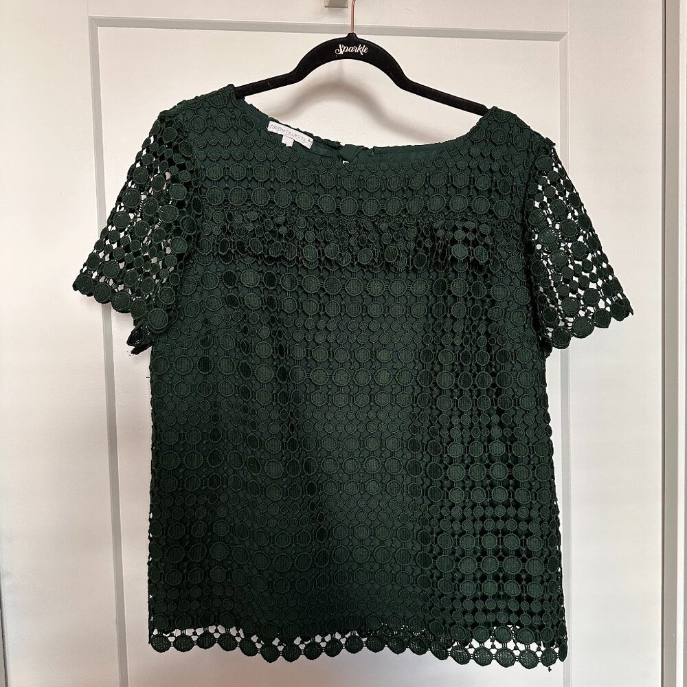 rsvp by Talbots Green Holiday Top